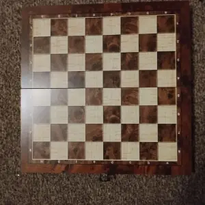 Ігровий набір 3 в 1 Шахи Нарди Шашки Дерев'яний 24x24 см