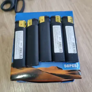 Запальничка газова BEDO з клапаном для дозаправки, 50 шт (1 блок)