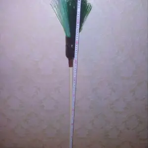 Метла ручной работы из пластиковых бутылок Handmade 140см