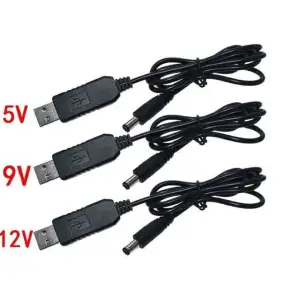 Универсальный кабель USB-DC 5V / 9V / 12V для роутера
