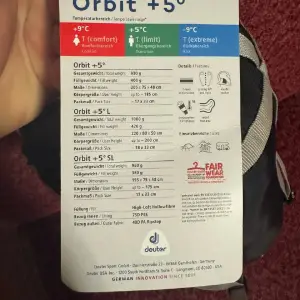 Спальный мешок Deuter Orbit +5° Large (до 200 см)