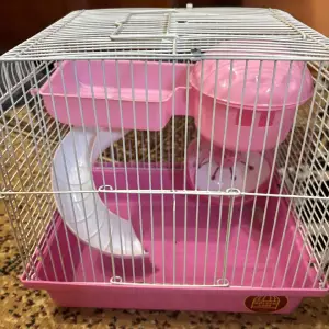 Клетка для хомяка Golden Cage 27x20x26 см с колесом и горкой