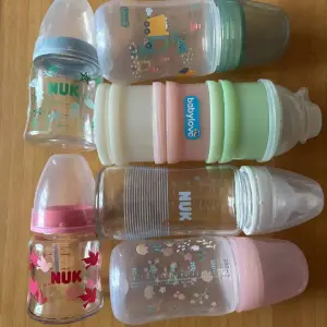 Набір пляшечок для годування Nuk та Babylove
