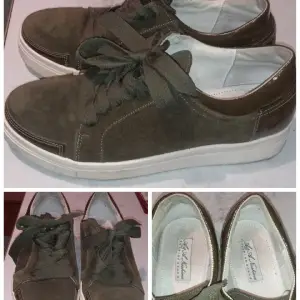 Кеды A. Nashina размер 37 оливковые