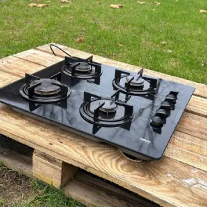 Газова варильна поверхня ZANUSSI ZGG 646 ITN (Газ-контроль, Електрозапалювання)