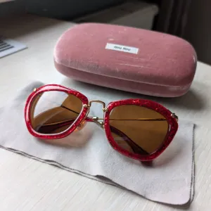 Окуляри Miu Miu SMU10N Glitter Red оригінал