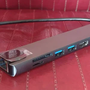 Хаб для планшета, смартфона, MacBook, PC с HDMI и LAN портами