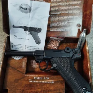 Пневматичний пістолет Legends Parabellum P08 4.5 мм Metal CO2