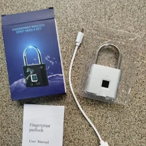 Розумний сенсорний замок Fingerprint Padlock USB Metal