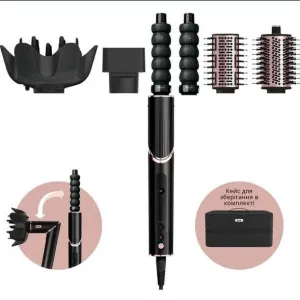 Мультистайлер та фен Shark Flexstyle 5 в 1 Black