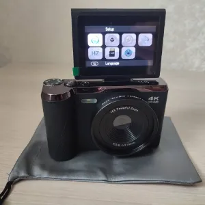 Цифровий фотоапарат Digital Camera 4K Ultra HD 16X Zoom Black + 32GB